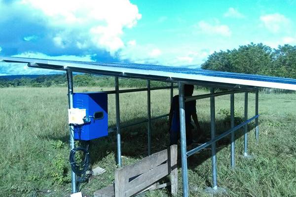 panel surya Atonergi  Pompa Air Tanpa Listrik untuk Irigasi Sawah