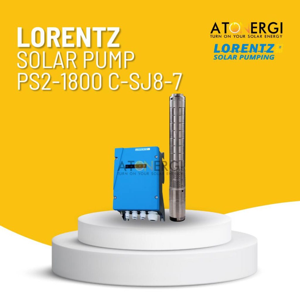 Pompa Air Tenaga Surya PS2-1800 C-SJ8-7 Lorentz