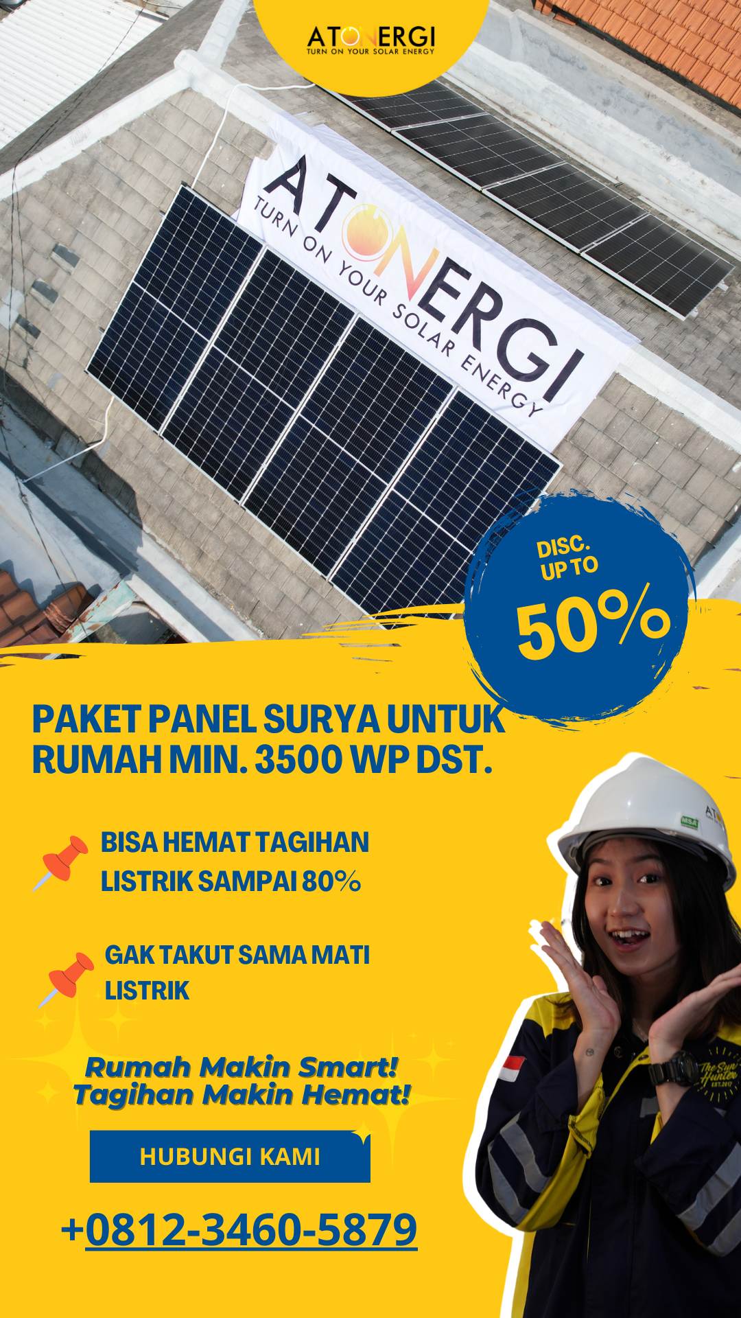 harga paket panel surya 3500 watt